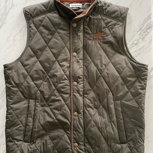 Tom Beckbe Quilted Vest with Keenland Embroidered Logo
